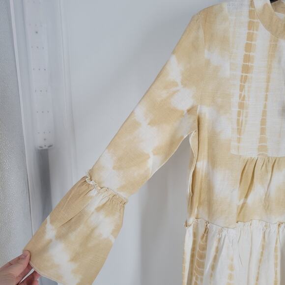 Faherty Maple Sugar Vida Tie Dye Trapeze Dress S - Picture 5 of 12